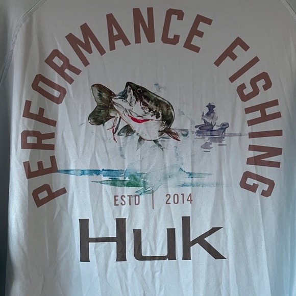 Huk Other - Huk Men's Sky Blue Long Sleeve